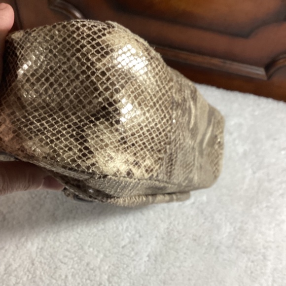 Coach Exotic Snakeskin Campbell Satchel - Picture 9 of 11